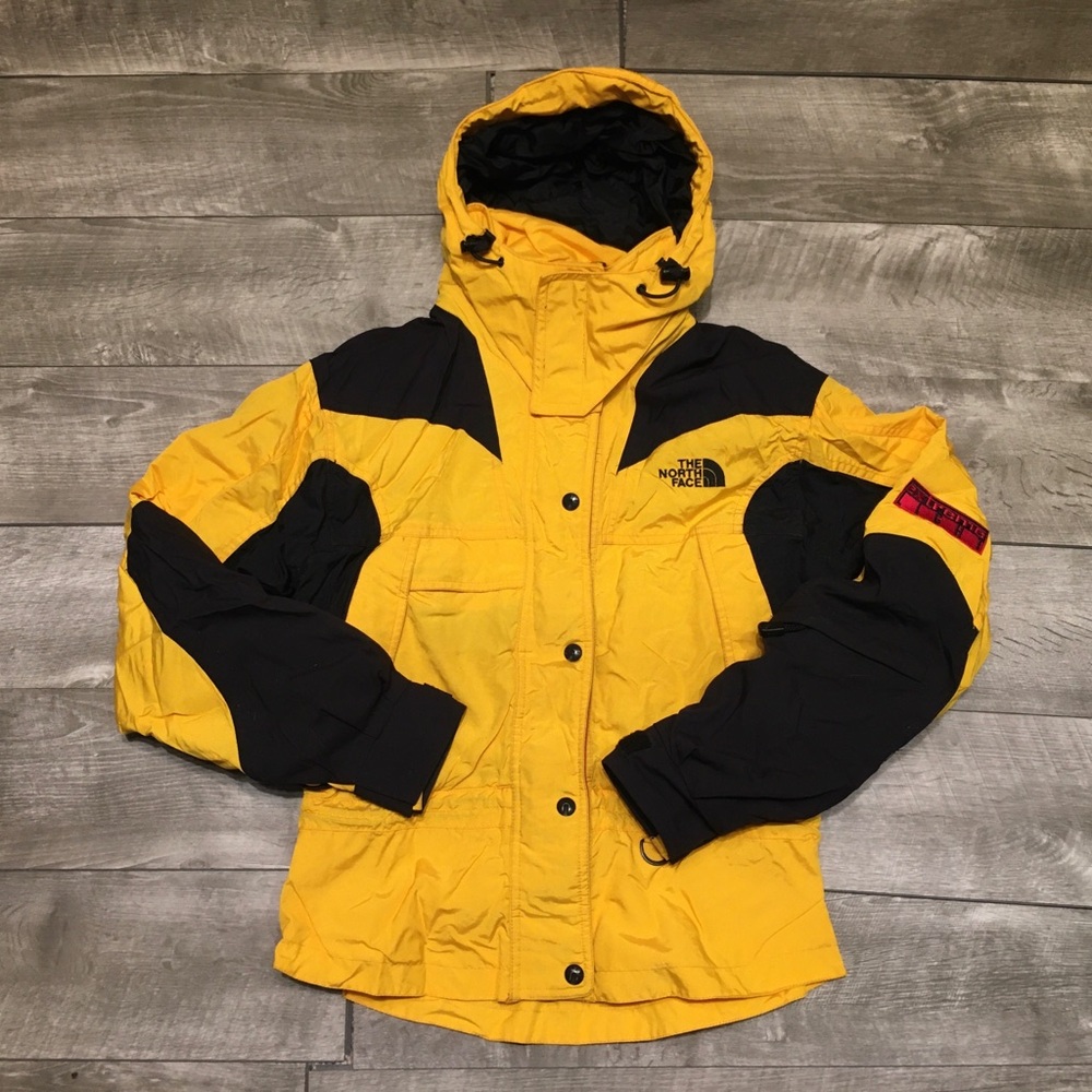 Vintage The North Face Extreme Light Parka Jacket Coat Yellow Women’s Size 6